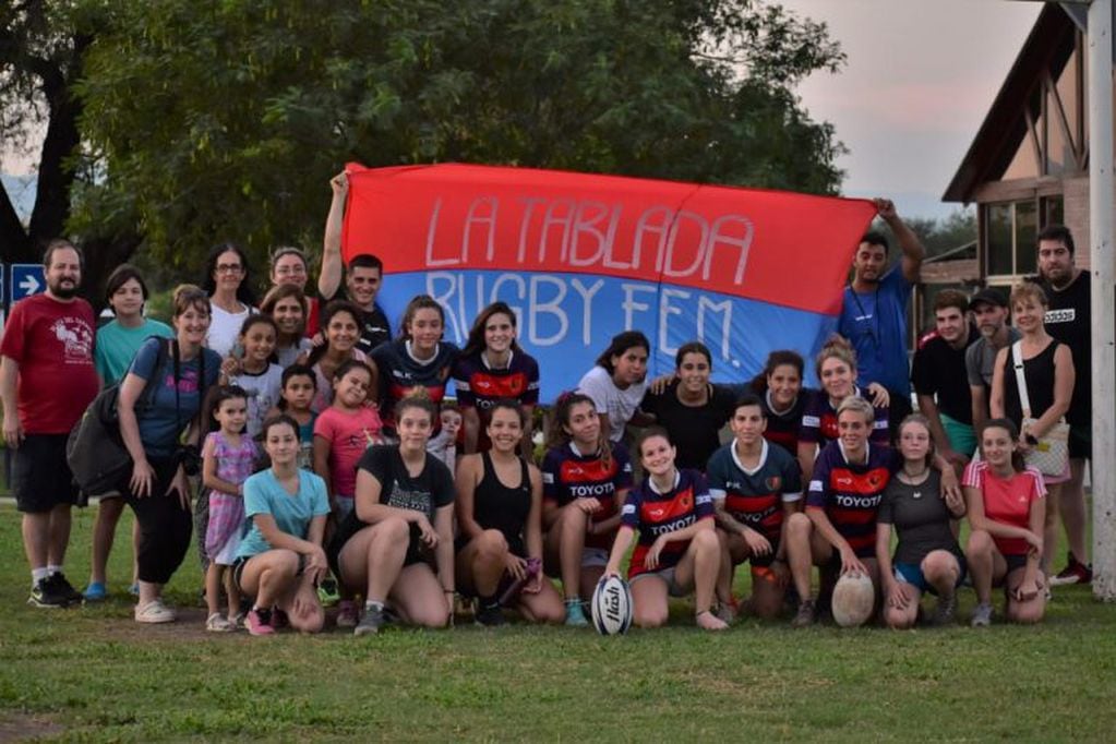 El equipo femenino de rugby de La Tablada