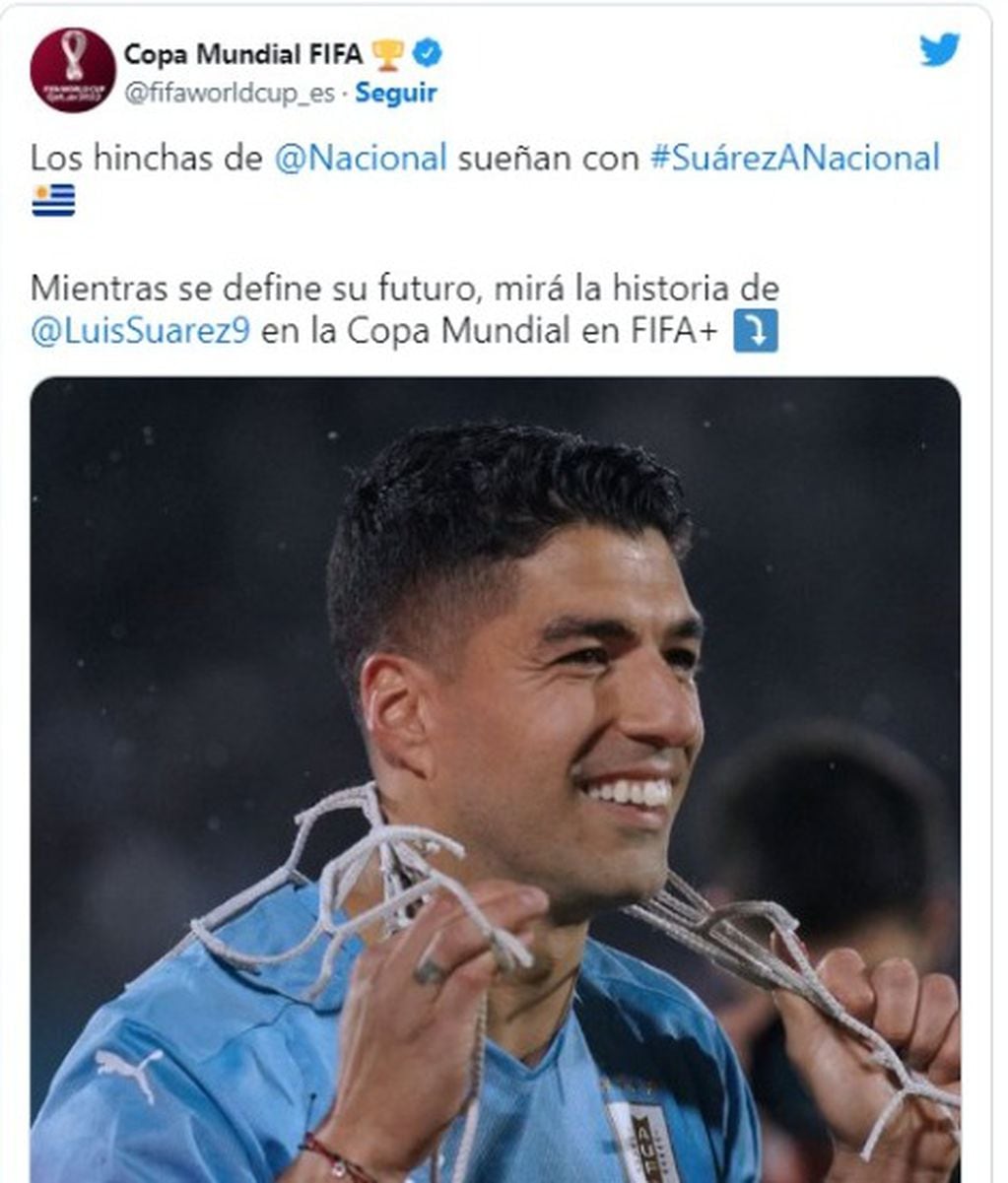 El pedido de la FIFA para la vuelta de Suárez al fútbol uruguayo.