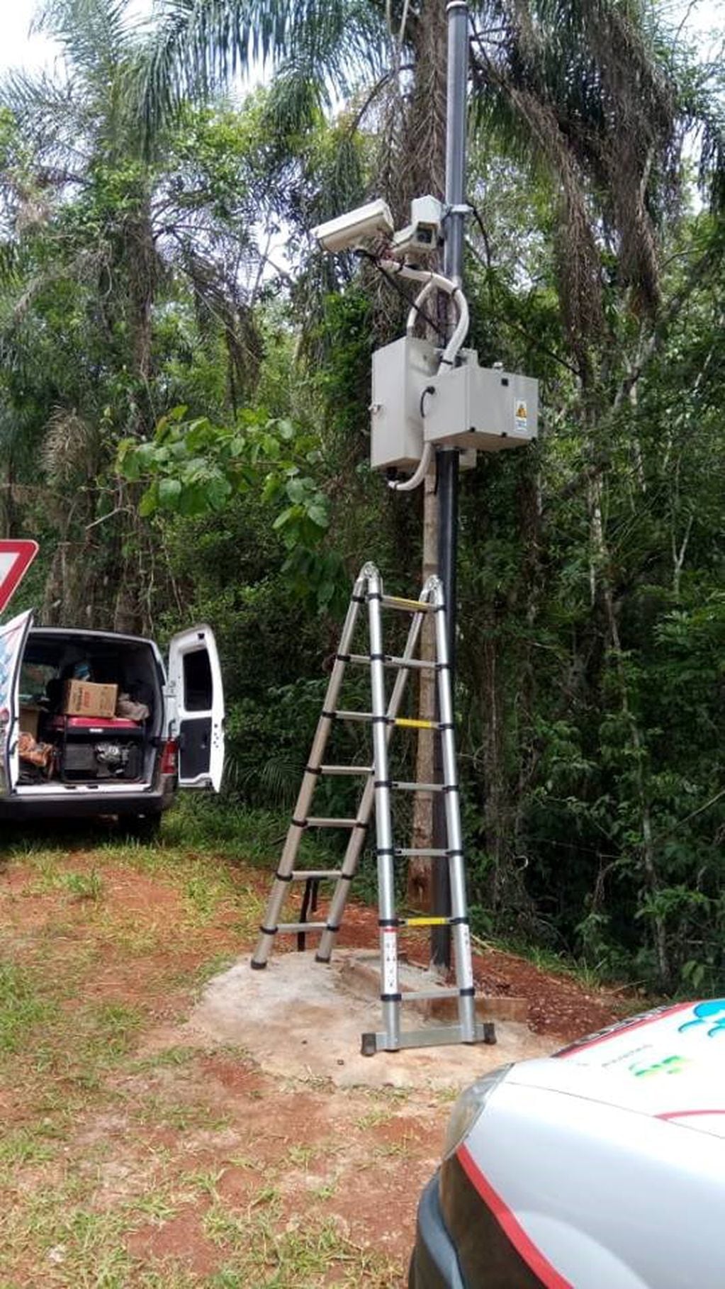 Implementaron los nuevos radares en las rutas que atraviesan el Parque Nacional Iguazú.