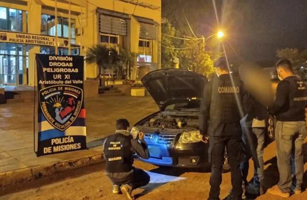 Un auto robado en Buenos Aires fue recuperado en Aristóbulo del Valle