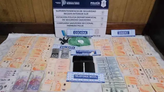 Una pareja puntaltense fue detenida en Pigüé por venta de drogas