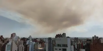 humo incendios sierras de Córdoba 10/10
