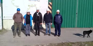 Representantes de la Municipalidad de Tornquist visitaron la Planta de Separación de Residuos