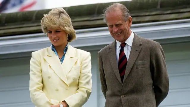Lady Di y El Príncipe Felipe.