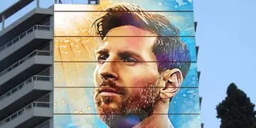 Harán un mural de Lionel Messi cerca del Monumento a la Bandera