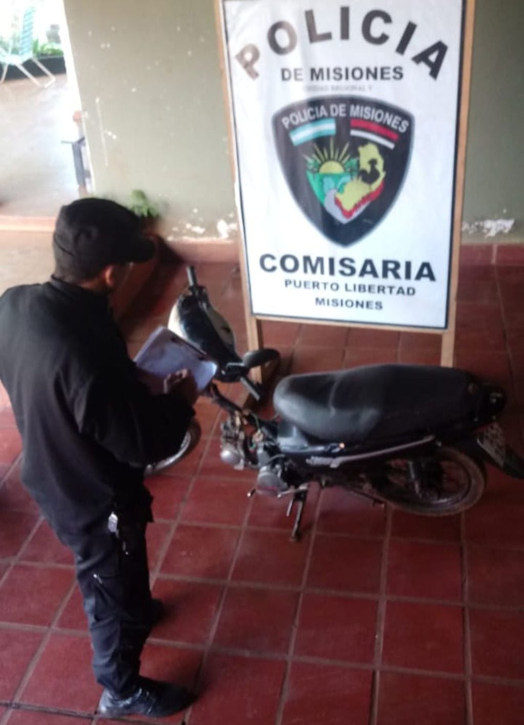 Recuperan en Iguazú una motocicleta robada el año pasado en Irigoyen.