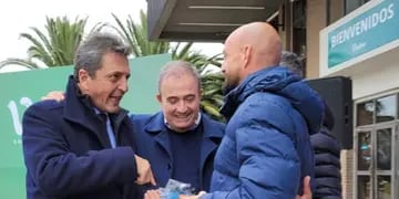 Sergio Massa felicitó a Fabricio Elgorriaga