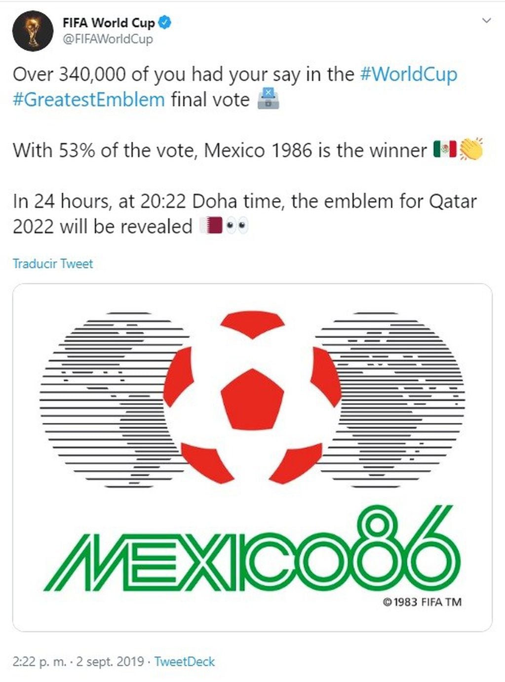 (Twitter: @FIFAWorldCup)