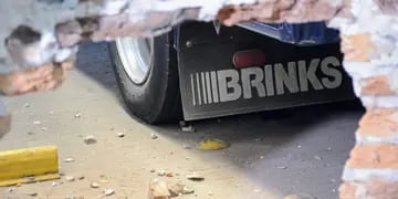 Boqueteros robaron una sucursal de Brink's