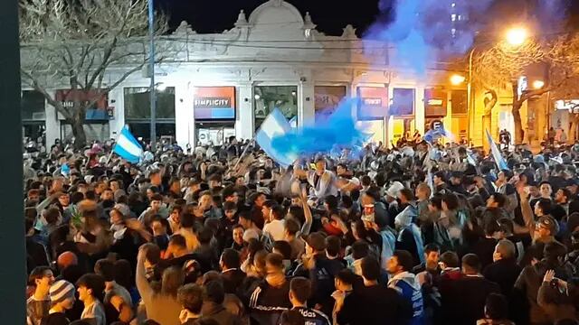 Una multitud festejó en Rafaela la Copa América obtenida por la Selección