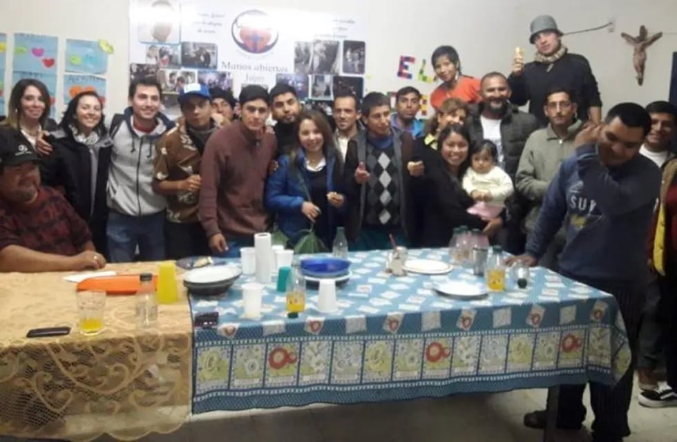 Beneficiarios y voluntarios de Manos Abiertas, Jujuy