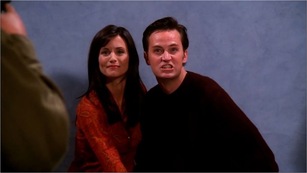 La sonrisa de Chandler.