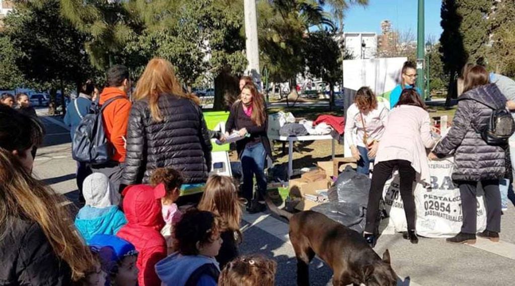 También participaron de la actividad niños del Jardín de Infantes "Trampolín" (Vía Santa Rosa)