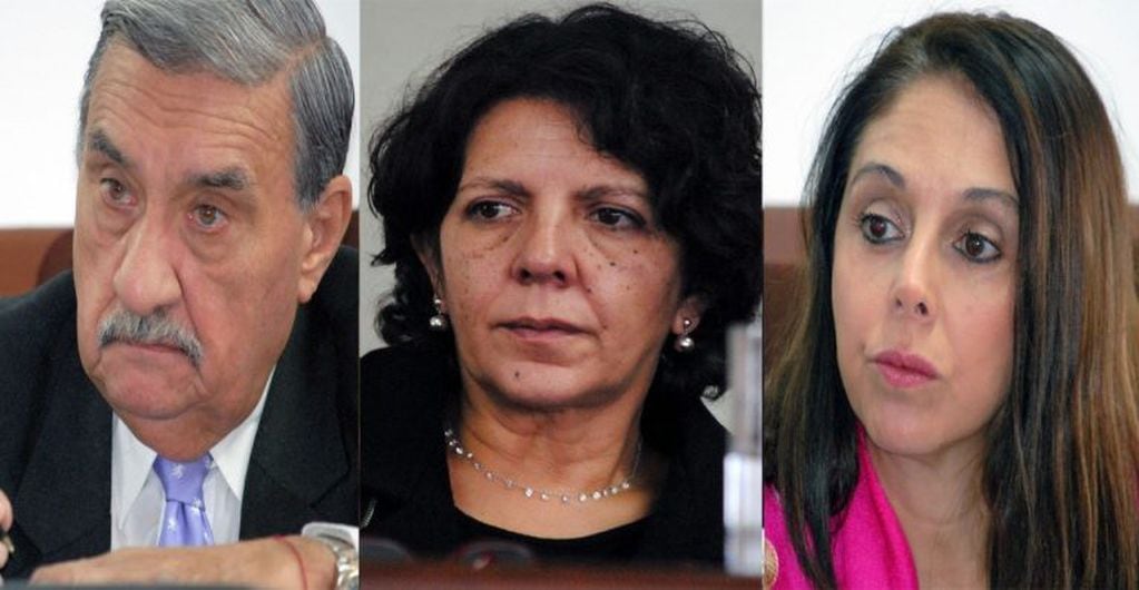 Los jueces Mario Ramón Puig; María Alejandra Tolaba presidente de trámite; y Ana Carolina Pérez Rojas.