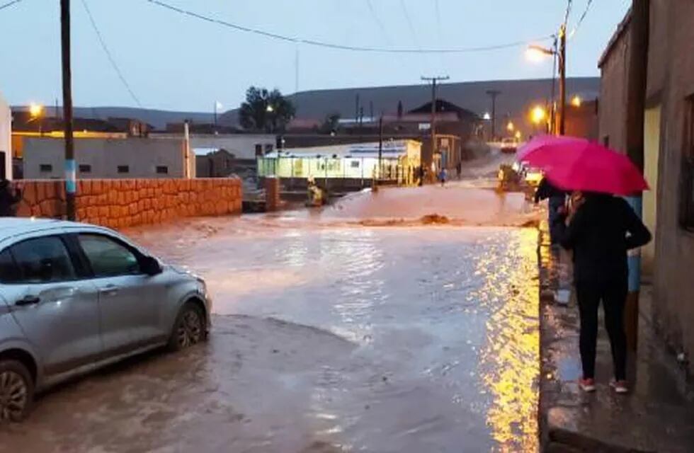 San Antonio de los Cobres - Tormenta febrero 2020