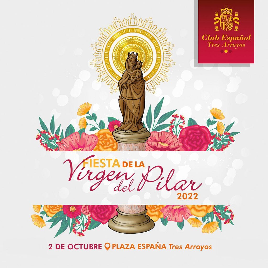 El Club Español de Tres Arroyos realizará este domingo la Fiesta de la Virgen del Pilar
