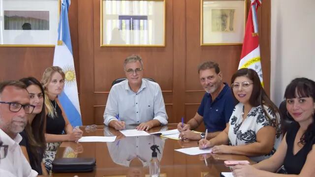 Firmaron un convenio entre la Municipalidad de Rafaela y el Sindicato de Empleados y Obreros Municipales