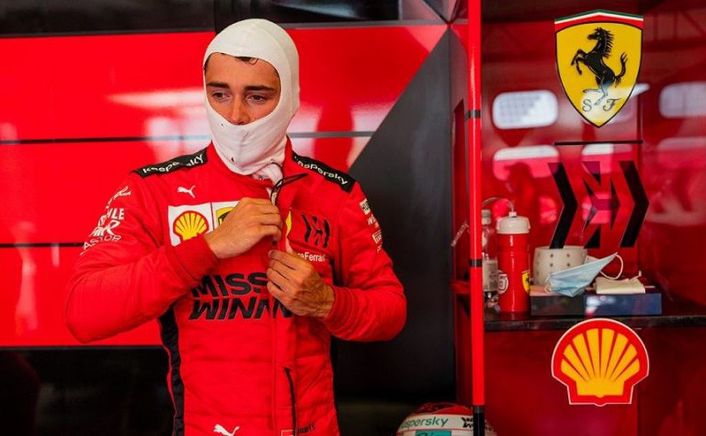 Leclerc giró por primera vez en Mugello sobre un auto de Fórmula 1.