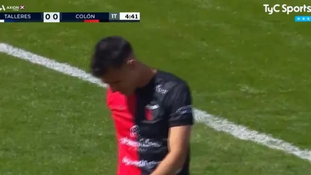 Rubén Botta se lamenta por el penal fallado en Mendoza para Colón ante Talleres por Copa Argentina
