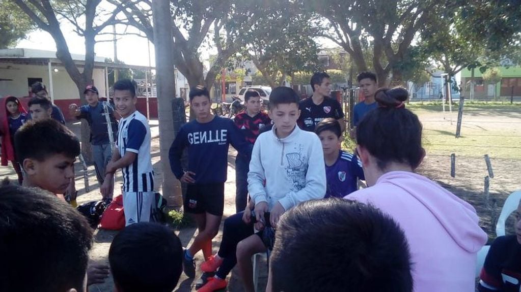 Torneo de penales en el Centro Vecinal Nicolas Batalla Arroyito