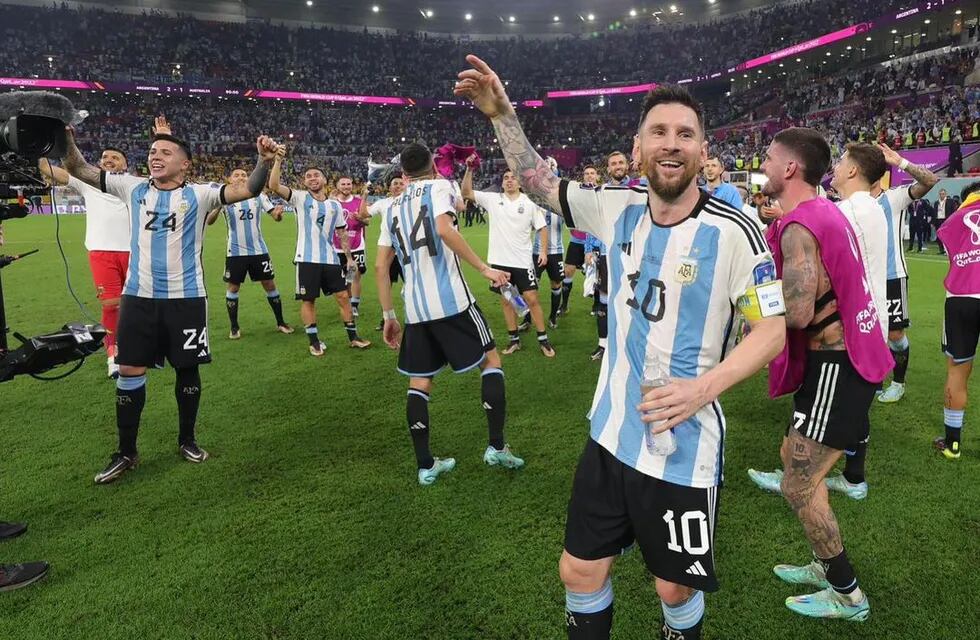 Lionel Messi, feliz tras el pase a cuartos de final. Foto: @leomessi