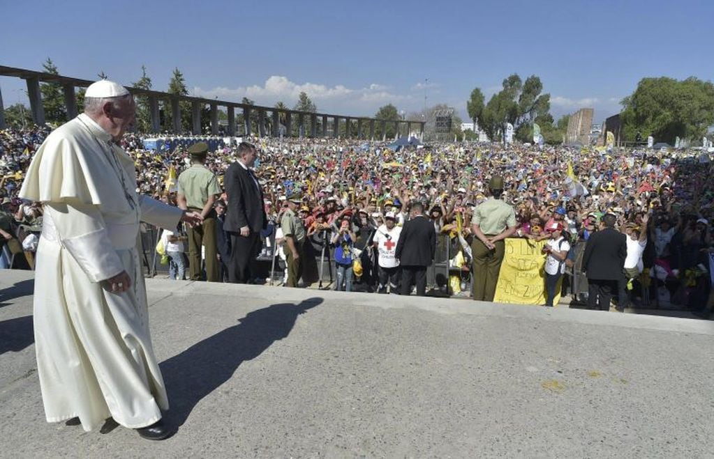 El Papa en su visita a Chile