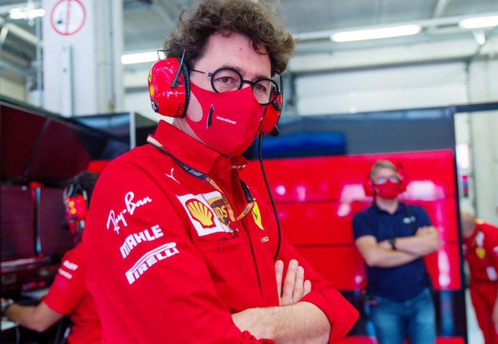 Para Mattia Binotto, director de Ferrari, Vettel "dio un paso adelante"...