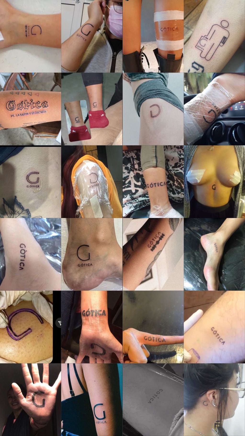 Más de 100 personas se tatuaron por un sorteo en Instagram