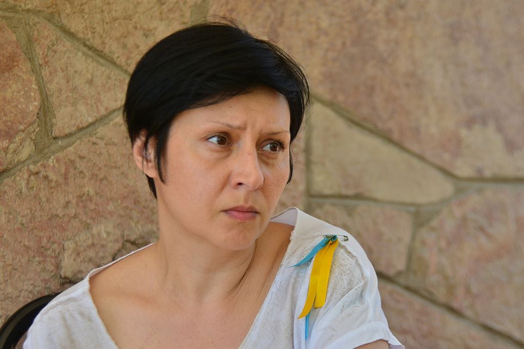 Cordoba el 15 de March de 2022 Kateryna Gorokhova ucraniana que llego a argentina tras la invasion rusa a su pais Foto: Pedro Castillo