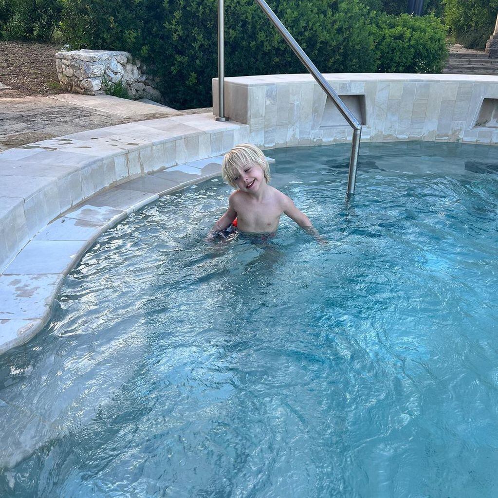 Mirko, el hijo de Marley, llenó de ternura Instagram en un día de spa.