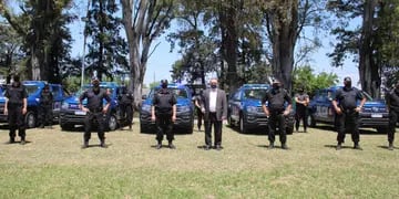 La Provincia sumó 22 camionetas a la policía de Rosario