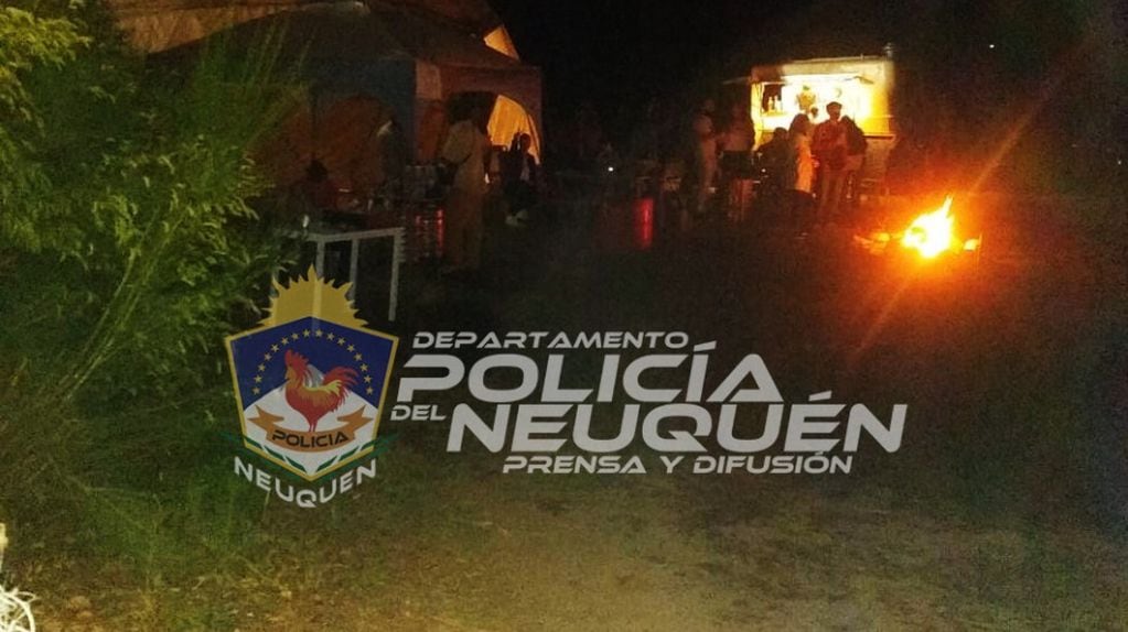 Fiesta clandestina en Neuquén.