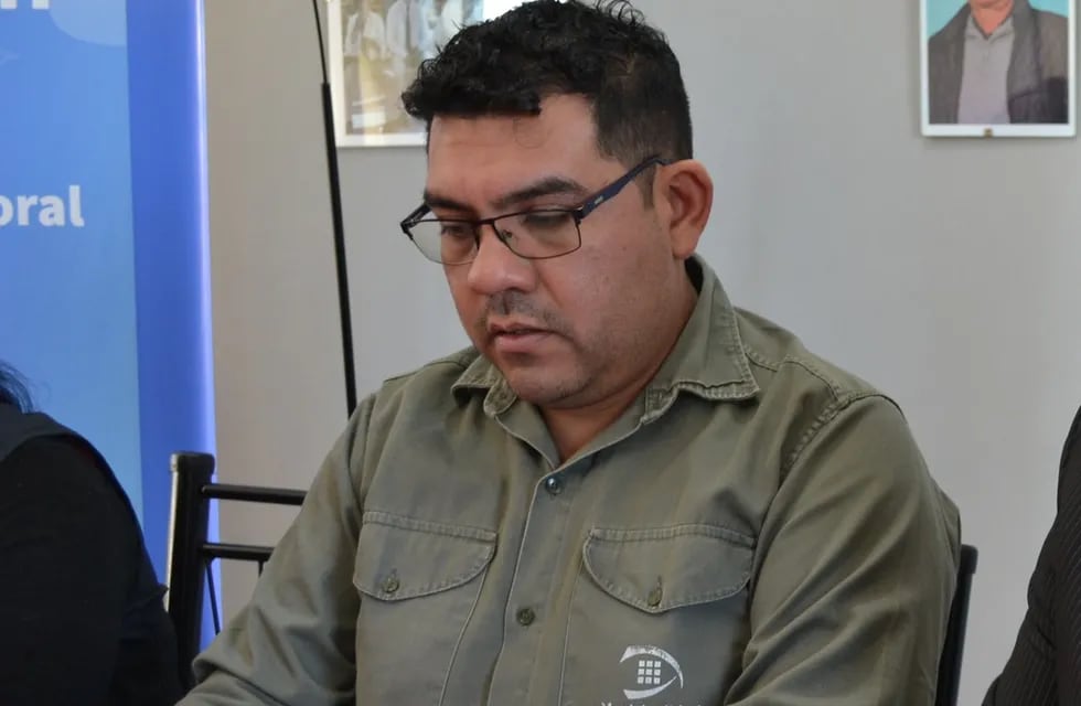 Sebastián López, secretario general del Sindicato de Empleados y Obreros Municipales (SEOM) de Jujuy.