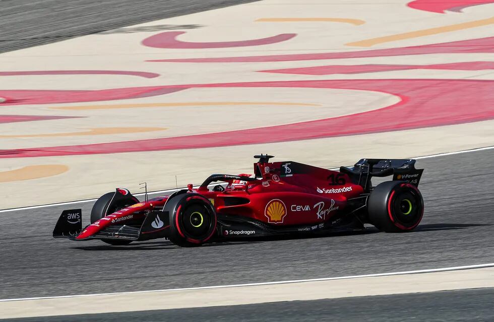 Leclerc, ganador con Ferrari en Bahrein, primera fecha de la Fórmula 1.