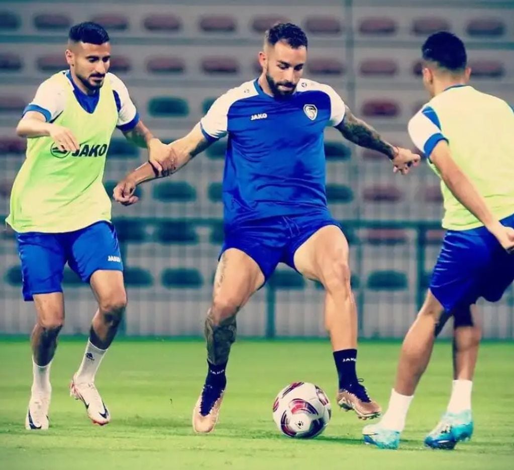 El delantero de Belgrano debutó en un amistoso ante Kuwait jugado en Emiratos Árabes Unidos