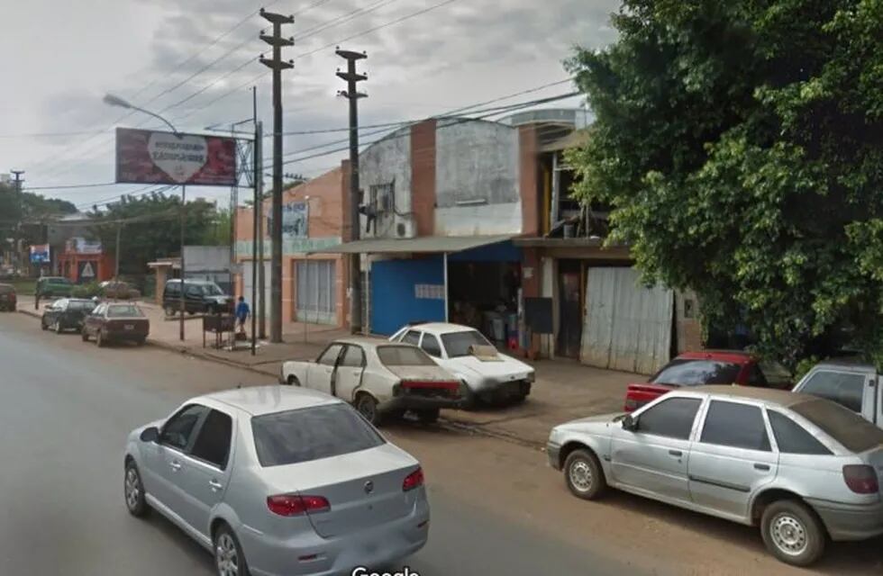 Supermercado chino asaltado en Posadas. (Google maps)
