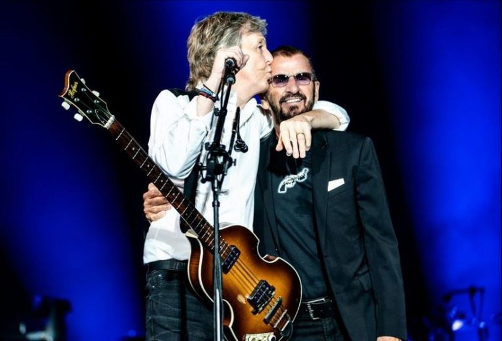 Paul McCartney y Ringo Starr, juntos. (Foto:Twitter)