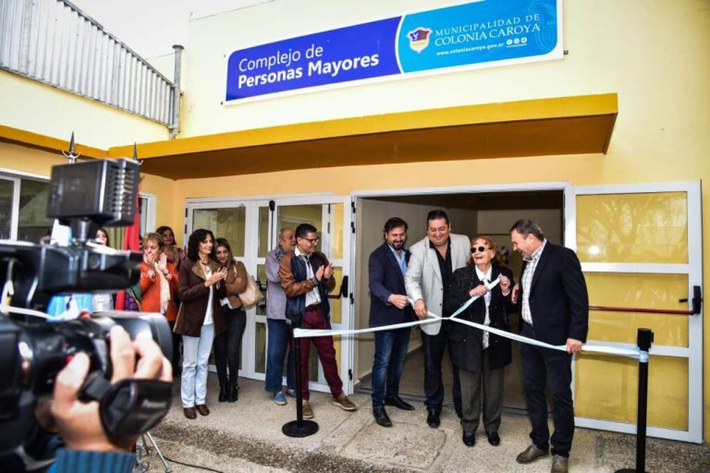 Momento de la inauguración (Prensa Municipalidad Colonia Caroya)