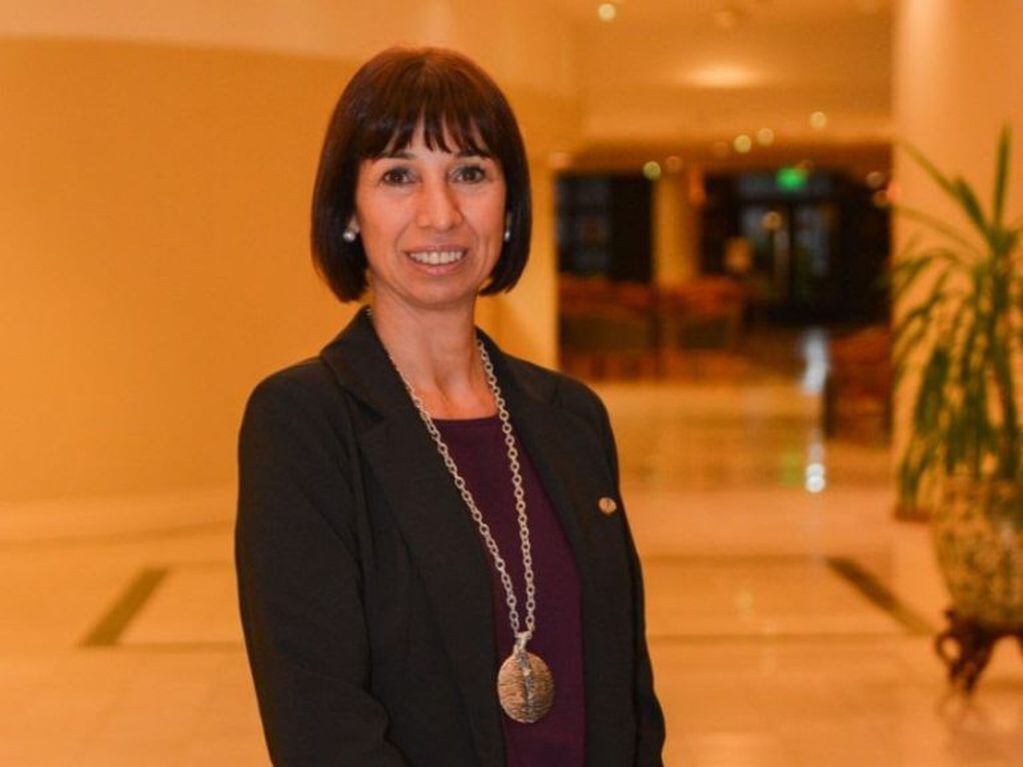 Cristina Galand, Presidente de la Asociación Empresaria Hotelero Gastronómica de la Patagonia Central.