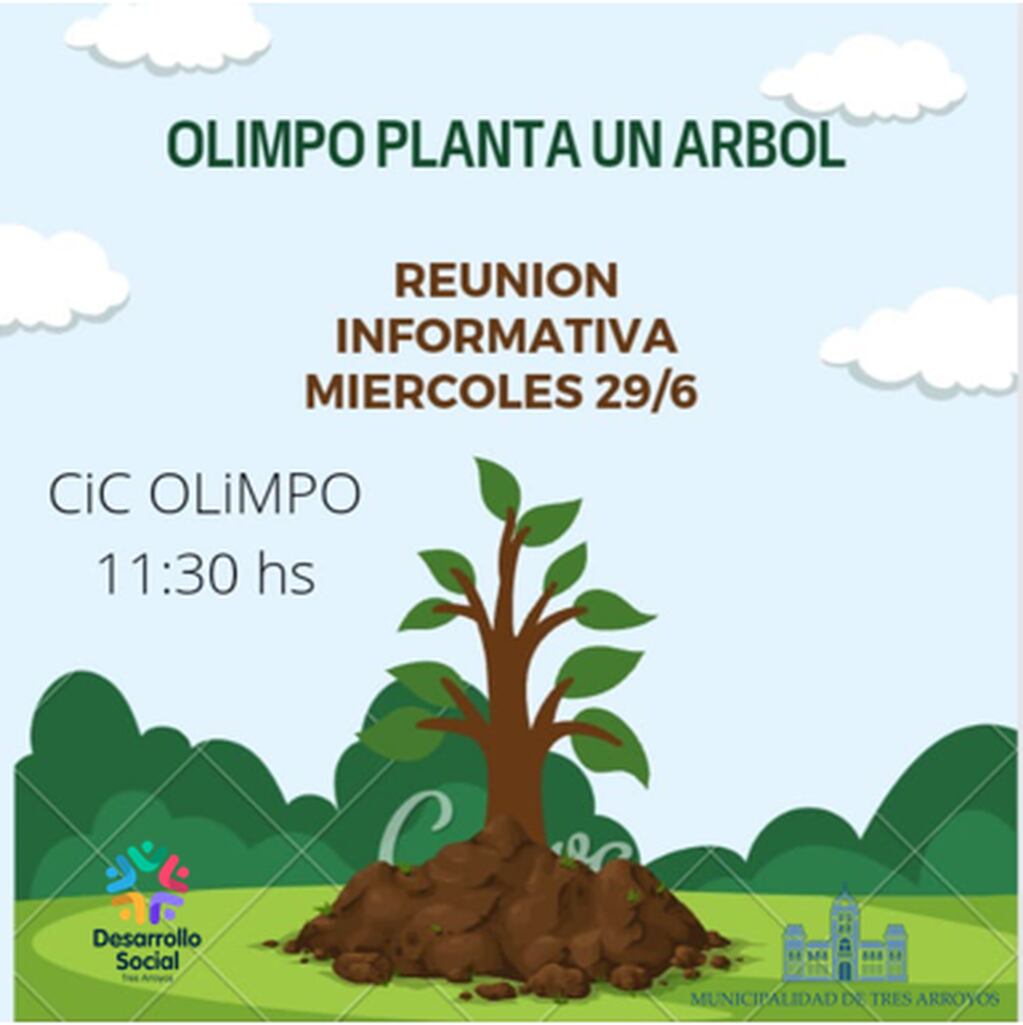 Reunión informativa del proyecto “Olimpo Planta un Árbol”