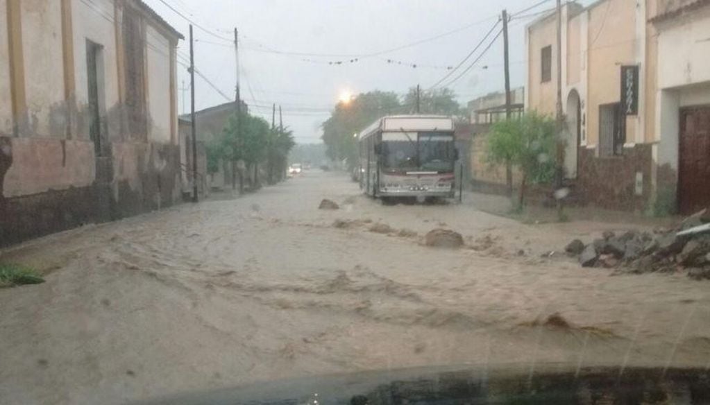 Inundaciones en Rosario de Lerma. (Web)