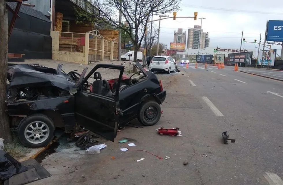 La trágica colisión sucedió en la madrugada del pasado domingo 19 del septiembre en avenida Colón.
