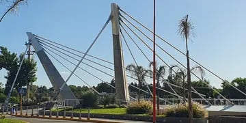 Puente Centenario de Villa Carlos Paz. Diciembre 2020.