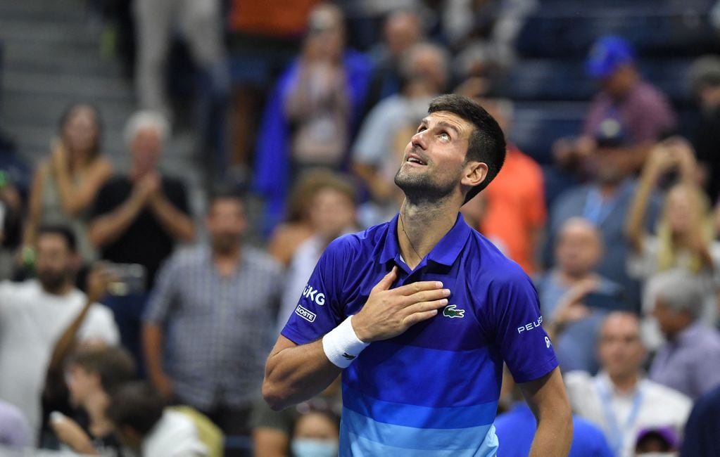 Novak Djokovic avanzó a semifinales del US Open.