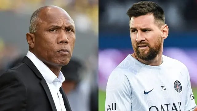 Kombouaré y Messi