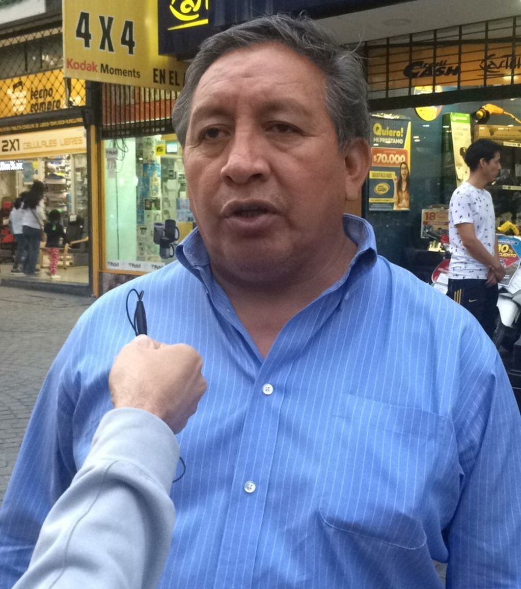 Miguel Mamaní, secretario general del Centro de Empleados de Comercio, de Jujuy