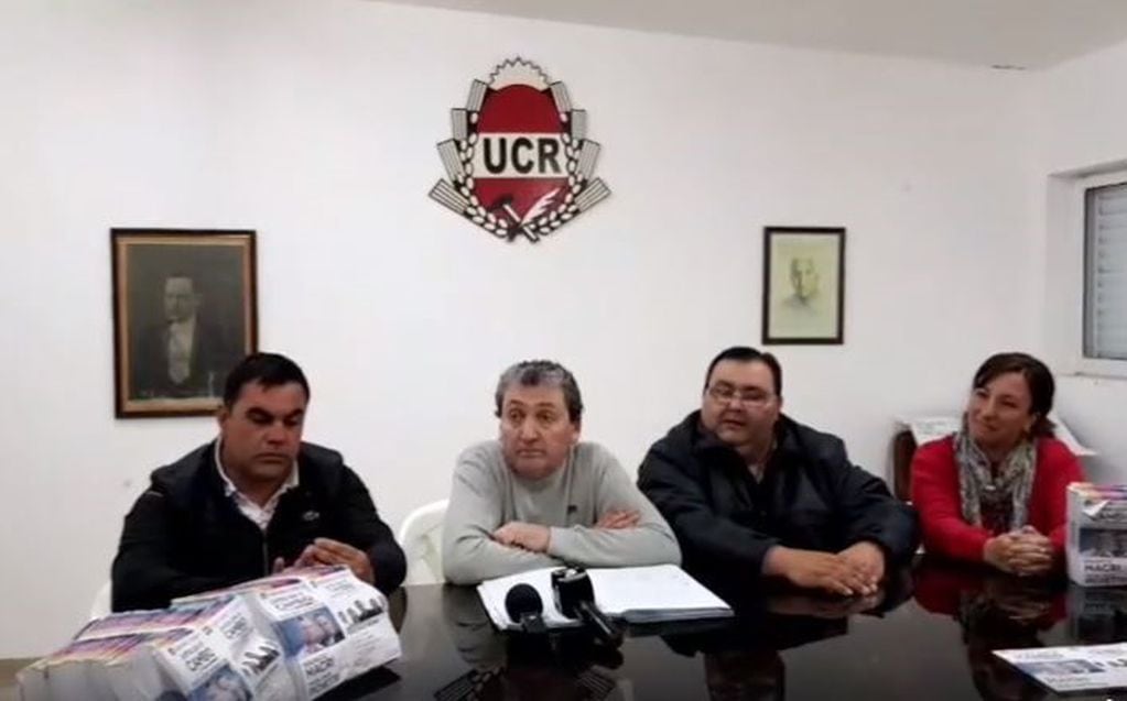 Conferencia de prensa UCR Arroyito