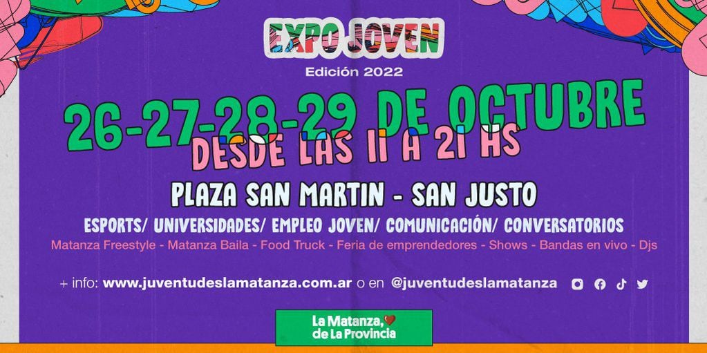 Lit Killah y Rusherking cerrarán Expo Joven 2022 en La Matanza