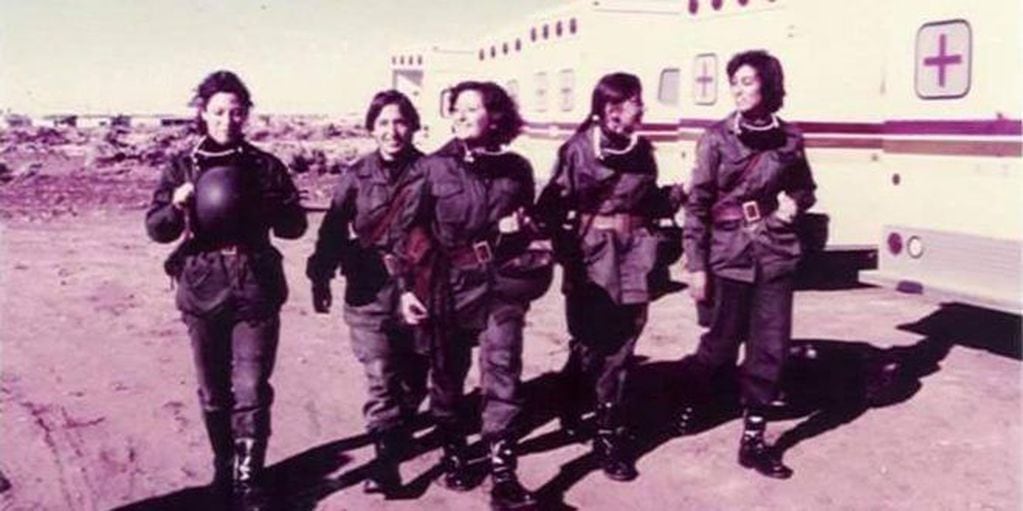Enfermeras y mujeres que participaron del conflicto armado en 1983