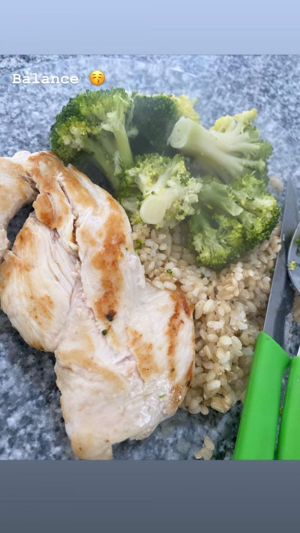 Ayelén Paleo mostró uno de sus platos elegidos para mantenerse sana y en forma (Foto: Instagram/ @ayepaleo)